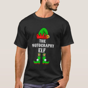 ザフォト小妖精や小人クリスマスホリデーフォトグラファーChri Tシャツ