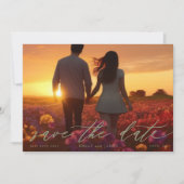 ザフォト結婚セージモダングリーン セーブザデート (正面)