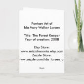 ザフォレストキーパー カード (裏面)