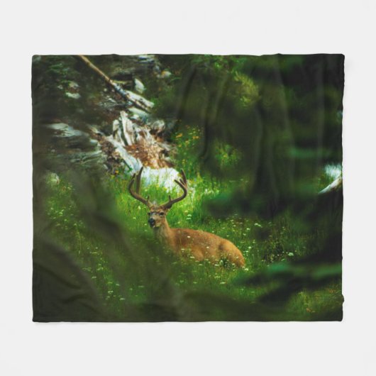 ザフォレストプリンス フリースブランケット (正面(横))