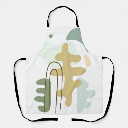 ザフォレストモダン抽象芸術 エプロン (正面)