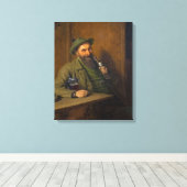 ザフォレストレンジャー（Eduard von Grutzner著） キャンバスプリント (インサイチュ (ウッドフロア))