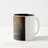 ザフォレストレンジャー(Eduard von Grutzner著) ツートーンマグカップ (正面右)