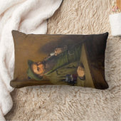 ザフォレストレンジャー（Eduard von Grutzner著） ランバークッション (ブランケット)