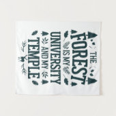 ザフォレスト – 私の大学と私の寺 タペストリー (正面(横))