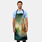 ザフォレスト(自然) エプロン (着用した状態)