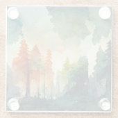 ザフォレスト(自然) ガラスコースター (裏面)