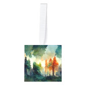 ザフォレスト(自然) キューブオーナメント (正面)