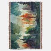 ザフォレスト(自然) スローブランケット (正面縦)