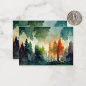ザフォレスト(自然) ノートカード (正面/裏面インサイチュ)
