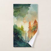 ザフォレスト(自然) バスタオルセット (ハンドタオル)