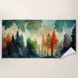 ザフォレスト(自然) ビーチタオル