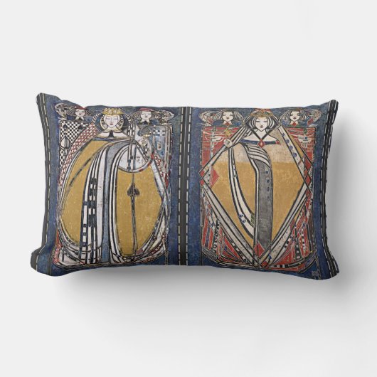 ザフォークイーンズカジノカードクッション ランバークッション (正面)