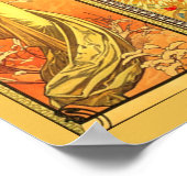 ザフォーシーズンズバイアルフォンズミュシャ ポスター (角)