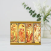 ザフォーシーズンズ – アールヌーボー ポストカード (スタンド正面)