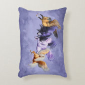 ザフォーペガシウマ飛んでいるペガサススタリオン アクセントクッション (正面(垂直))