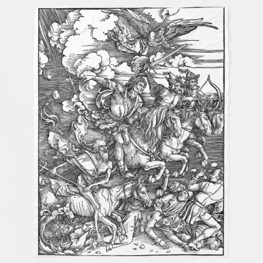 ザフォーホースメンフリースブランケット フリースブランケット (正面)