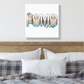 ザフォーミズパ実在ステルムードモダンタイポグラフィ キャンバスプリント (インサイチュ (寝室))