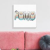 ザフォーミズパ実在ステルムードモダンタイポグラフィ キャンバスプリント (インサイチュ (リビング))