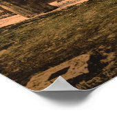 ザフォーラム，ポンペイ，カンパニア，イタリア ポスター (角)