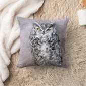 ザフクロウ装飾用クッション クッション (ブランケット)