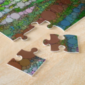 ザフットブリッジ日本のバイアフタークロードモネ ジグソーパズル (側面)