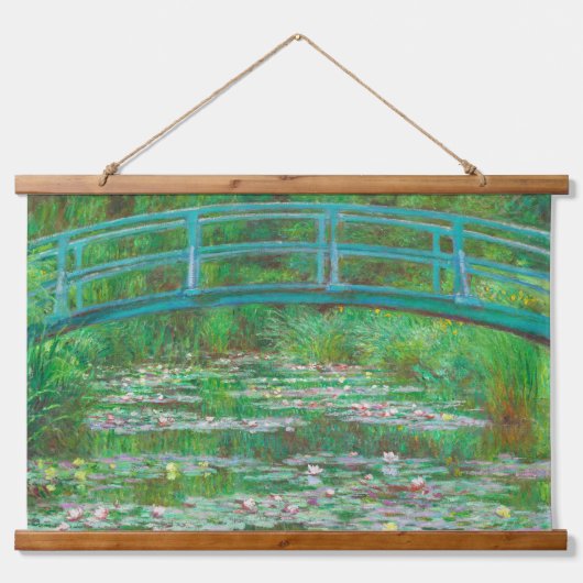 ザフットブリ日本のッジクロードモネ 吊り下げ型タペストリー (正面)