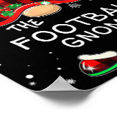 ザフットボール格言クリスマスパーティーマッチングファミリー ポスター (角)