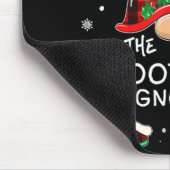 ザフットボール格言クリスマスパーティーマッチングファミリー マウスパッド (コーナー)