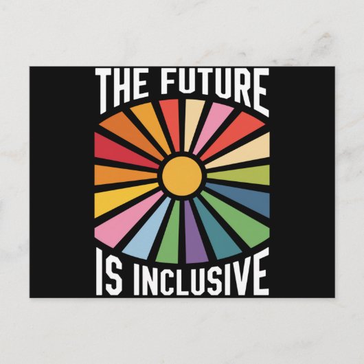 ザフューチャーズインクルーシブレインボープライドトランス権 ポストカード (正面)