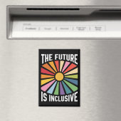 ザフューチャーズインクルーシブレインボープライドトランス権 マグネット (インサイチュ (食洗機))