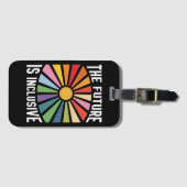 ザフューチャーズインクルーシブレインボープライドトランス権 ラゲッジタグ (正面横)