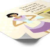 ザフライヤーデザイン女神 ポスター (角)