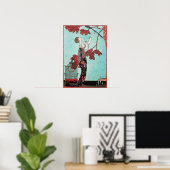 ザフラウィティバード、美しいファッション設計者 ポスター (ホームオフィス)