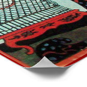 ザフラウィティバード、美しいファッション設計者 ポスター (角)