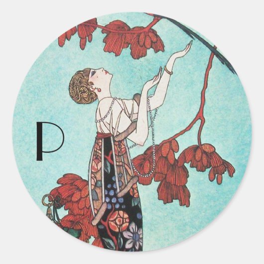 ザフラウィティバード、美しいファッション設計者 ラウンドシール (正面)