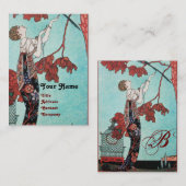 ザフラウィティバード、美しいファッション設計者 名刺 (正面/裏面)