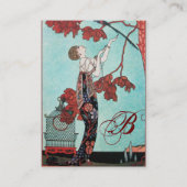 ザフラウィティバード、美しいファッション設計者 名刺 (裏面)