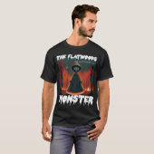 ザフラットウッズモンスター1952不気味な怖い暗号Le Tシャツ (正面フル)