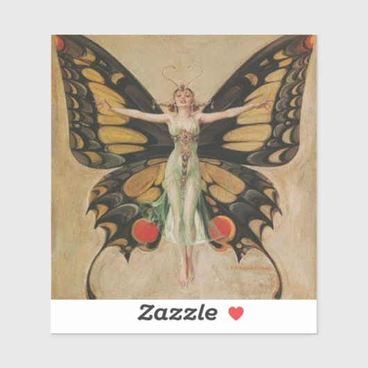 ザフラッパー – バタフライガール シール (シート)