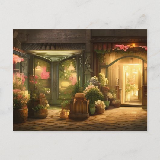 ザフラワーショップデジタルアート ポストカード (正面)