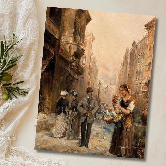 ザフラワーセラー – Emil Barbarini ポストカード