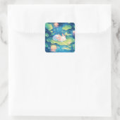 ザフラワーポンドアキソロトル甘いエスケープ スクエアシール (バッグ)