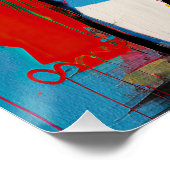 ザフランスのブルドッググラフィティ03 -レオナルドアバッキ ポスター (コーナー)