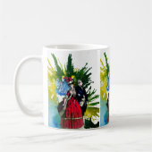 ザフランスのブルボンbyミカエル・モファ コーヒーマグカップ (左)