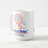 ザフランスのベイカー、シカゴ、スクッキー、オークブルック コーヒーマグカップ (正面左)