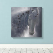 ザフリシアンホース – キャンバスプリント (インサイチュ (ウッドフロア))