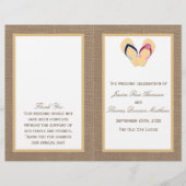 ザフリップフロップサンドビーチバーラップ結婚のコレクション (正面)