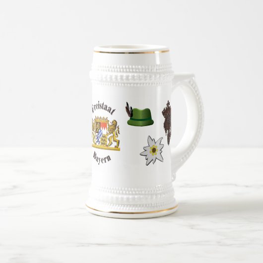 ザフリー州オブバイエルン ビールジョッキ (正面右)