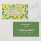 ザフレッシュレモンツリー 名刺 (正面/裏面)